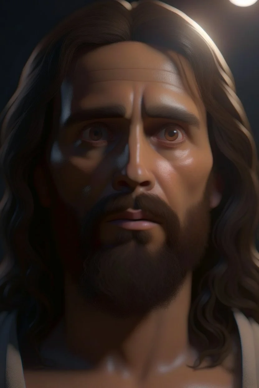 Jesus, realistic, each unique, front face full view, 8k, uhd