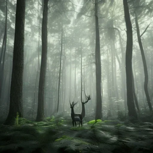 Forest winning portrait of a maleunreal 5, octane render,cinema4d, dynamic lighting, dramatic lighting, 4k, redshift render, highly detailed, hyper realistic,anthropomorphic black monstwr long