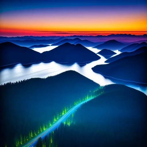 Olympic National Park, Washington,aerial view,extremely detailed digital painting, high resolution,8k, realistic, beautiful, volumetric lighting, mystical colors ,perfectly centered image, perfect composition, rim light, beautiful lighting,masterpiece, stunning scene, raytracing, anatomically correct, in the style Van Gogh and robert e howard and Ken Kelley and Ohrai Noriyoshi and Simon Bisley and tomzj1.