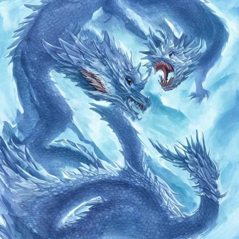 ice night dragon with no wings