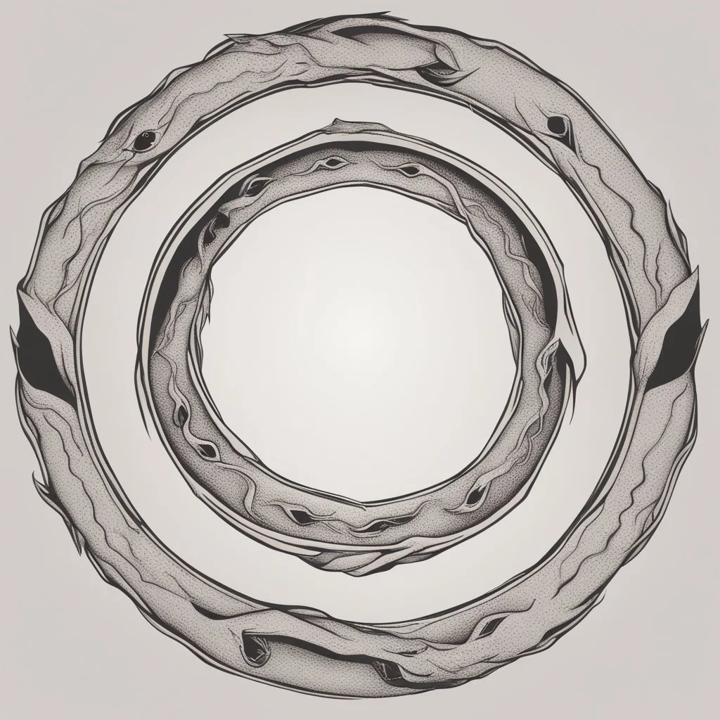 ouroboros minimalistic
