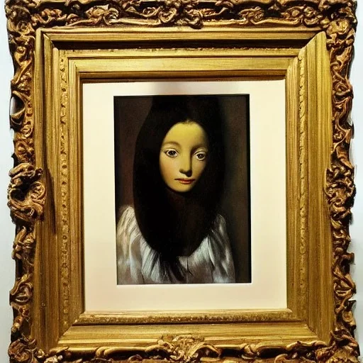 Portrait of a girl by dali