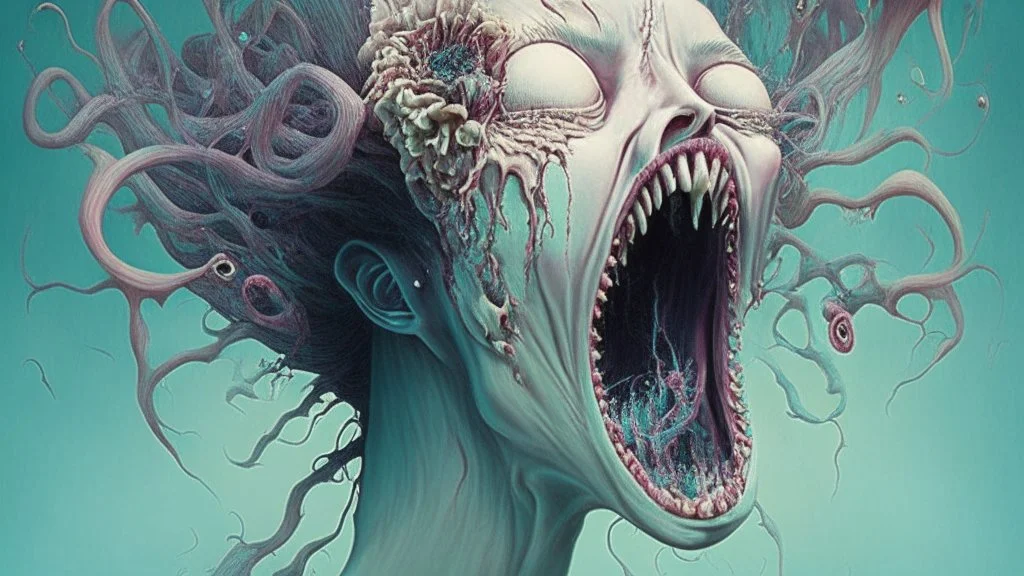 The Wilhelm Scream of Imaginary Dead Wives; Alex Pardee; surrealism, meticulous, mysterious, ominous, insanely detailed, award-winning