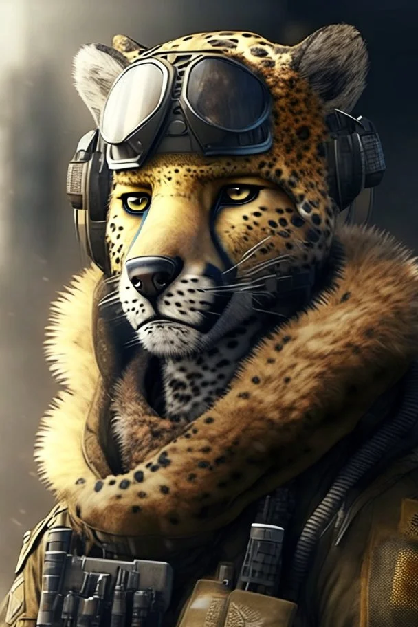 Bf4 russian engineer but it's furry cheetah