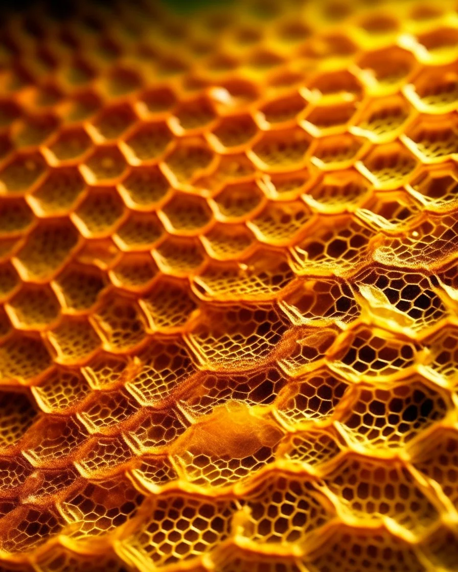 honeycombs different sizes, background phoro