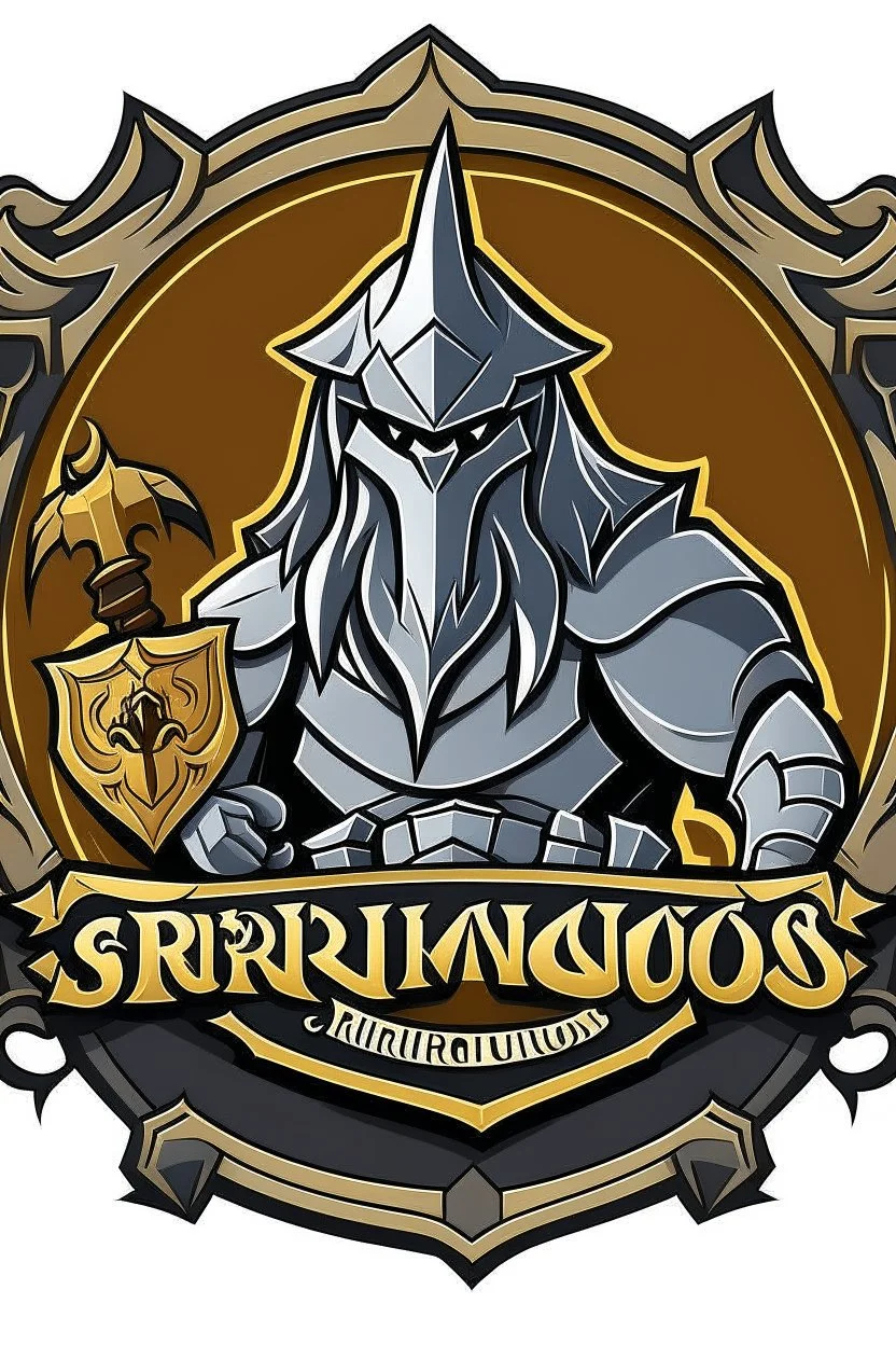 Logo for a discord server for the Stoneworks PvP Guild