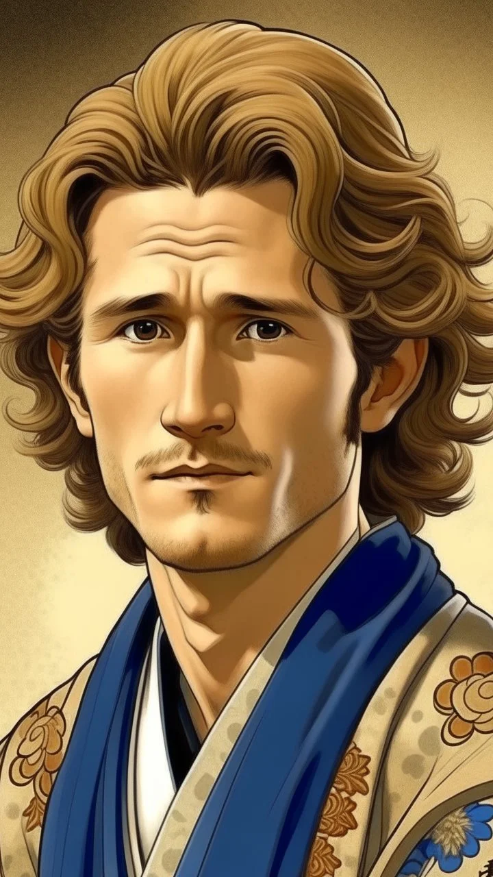 Diego Forlan art from japanese style 1900 movie.