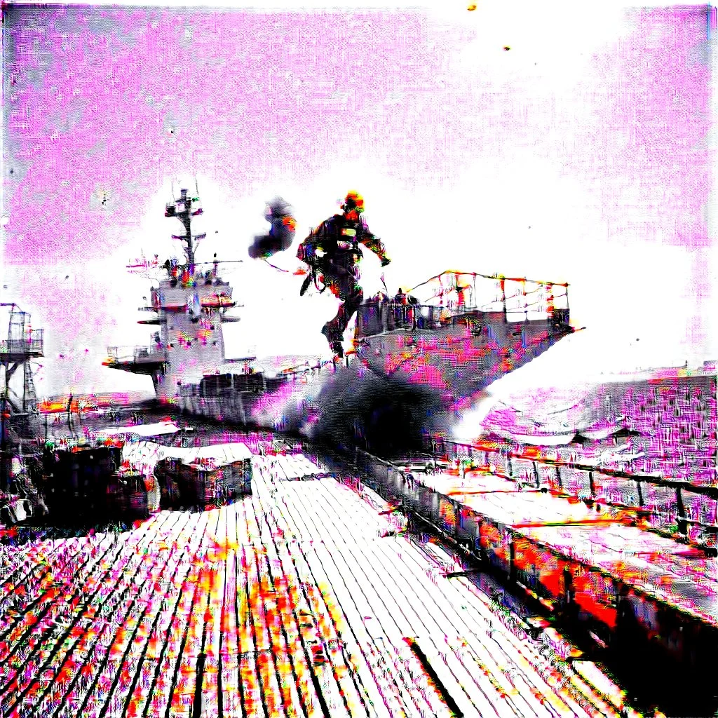 Launching a Cod from an aircraft carrier.