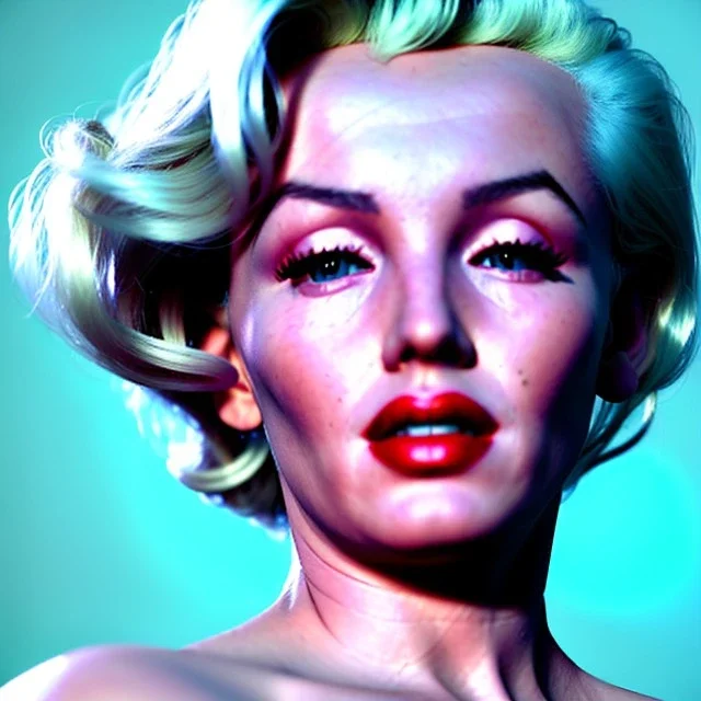 Realistic image portrait, Marylin Monroe, 90s fashion style, highly detailed, unreal engine 5, ray tracing, RTX, lumen lighting, ultra detail, volumetric lighting, 3d, finely drawn, high definition, high resolution.