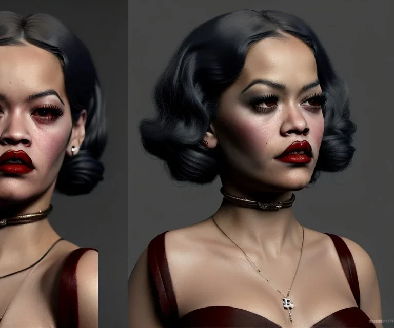 Rita ora, 1800s, vampire, curly black hair