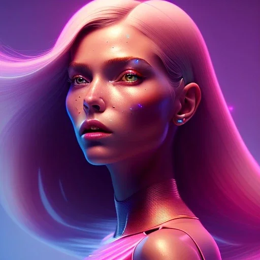 woman, rounded face, retro futuristic, vibrant color, highly detailed, art stations, concept art, smooth, unreal engine 5, god rays, ray tracing, RTX, lumen lighting, ultra detail, volumetric lighting, 3d, finely drawn, high definition, high resolution.