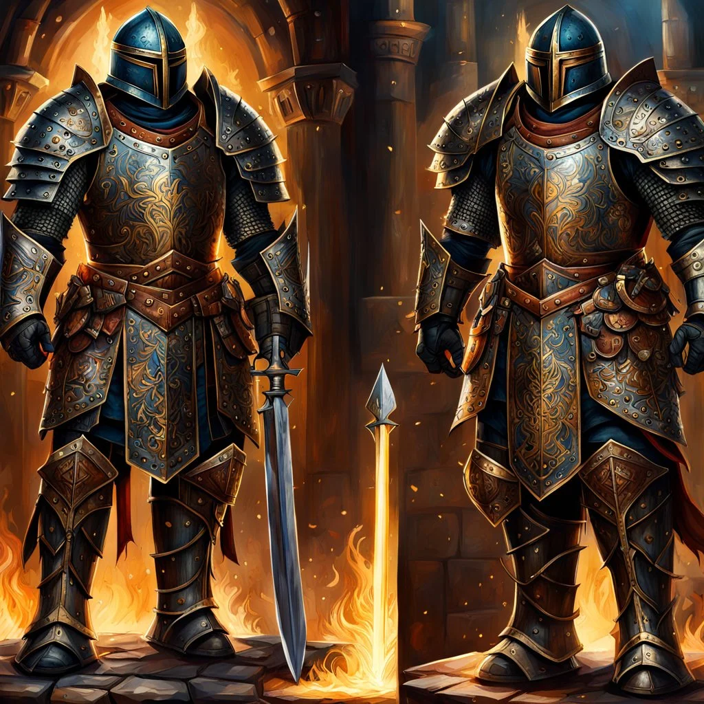 Closeup of an old, dark, detailed and heavy armour set that gives its owner incredible power. Heavy, Dark, Old. On armor stand. No detailed background.Magical. Epic. Dramatic, highly detailed, digital painting, masterpiece