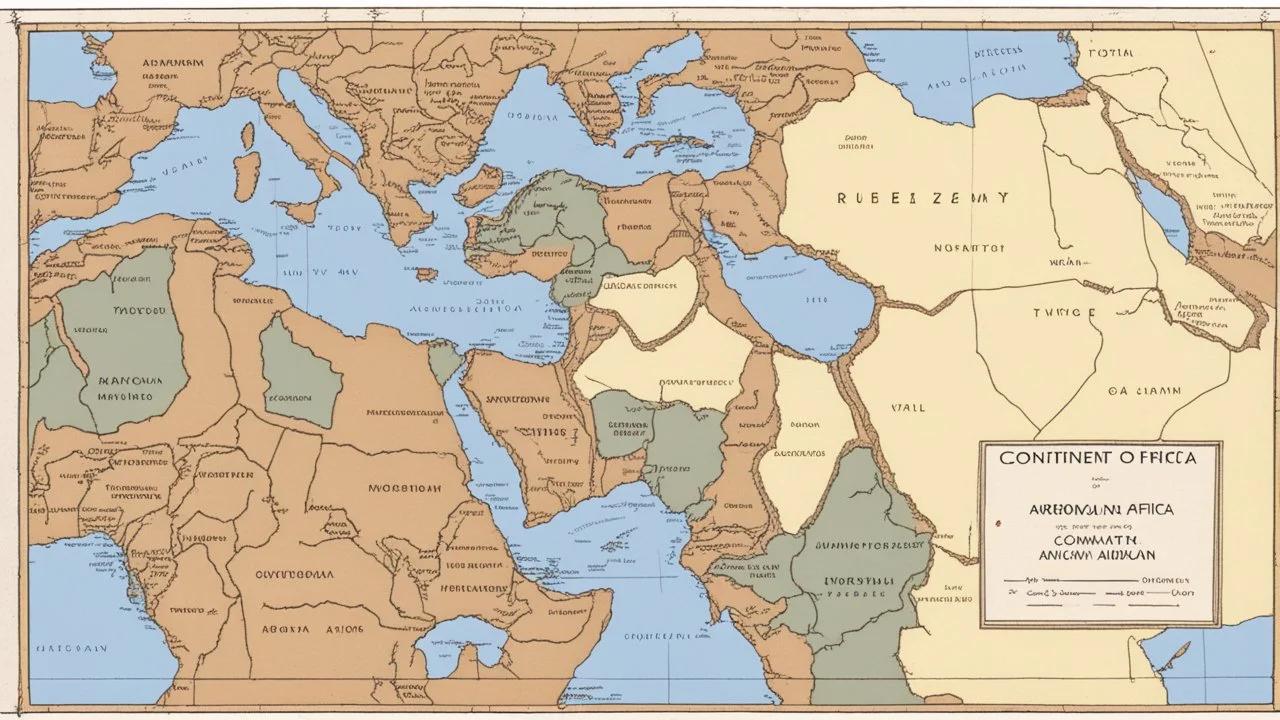 continent of Africa, with the Numidian style