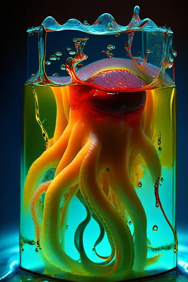 jello-o octopus; magic realism