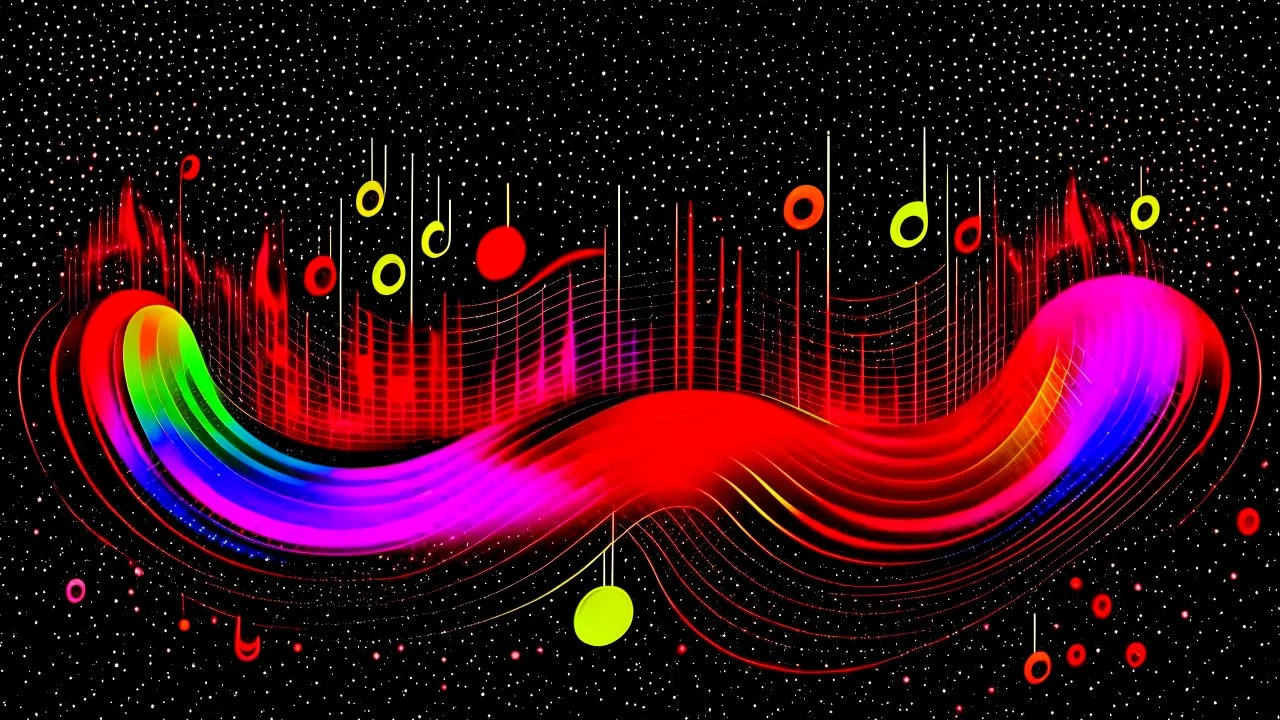 صورة ملهمة تُعبّر عن تأثير الموسيقى على العقل والعواطف. تتجلى النغمات المتلألئة والخطوط الموسيقية في توليد موجات من اللون والحياة. تتداخل الألوان والأشكال بشكل مميز لتشكل عالمًا غامضًا من الصوت والشعور. استعد للغوص في عالم السحر الموسيقي واستكشاف كيف يؤثر في كل جزء من وجودك.