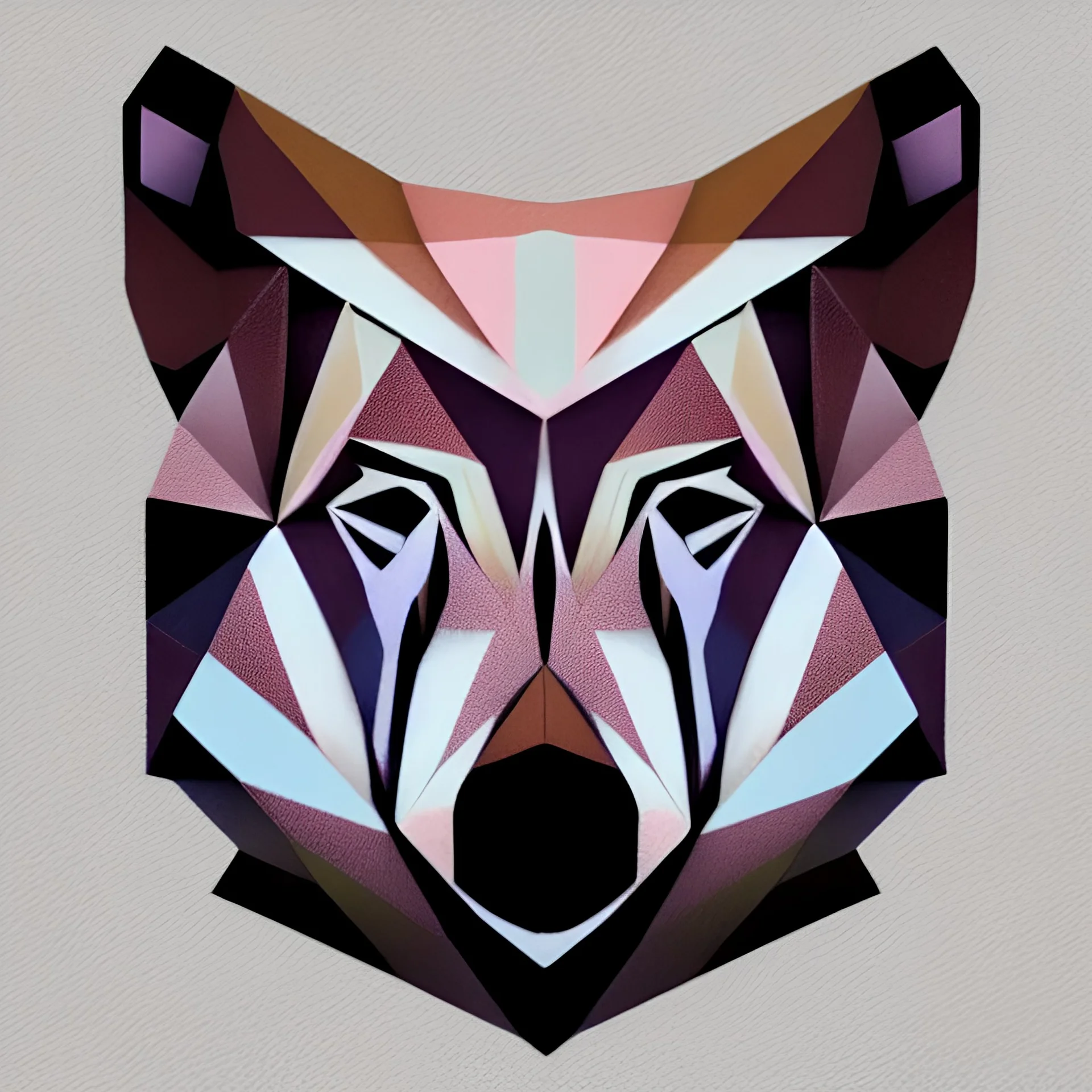 Geometric wolf