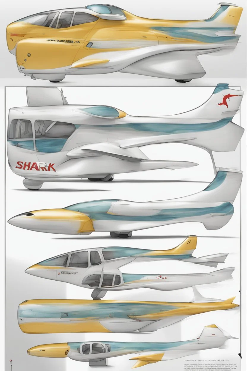 ideation aeroplane airmed inspired by shark