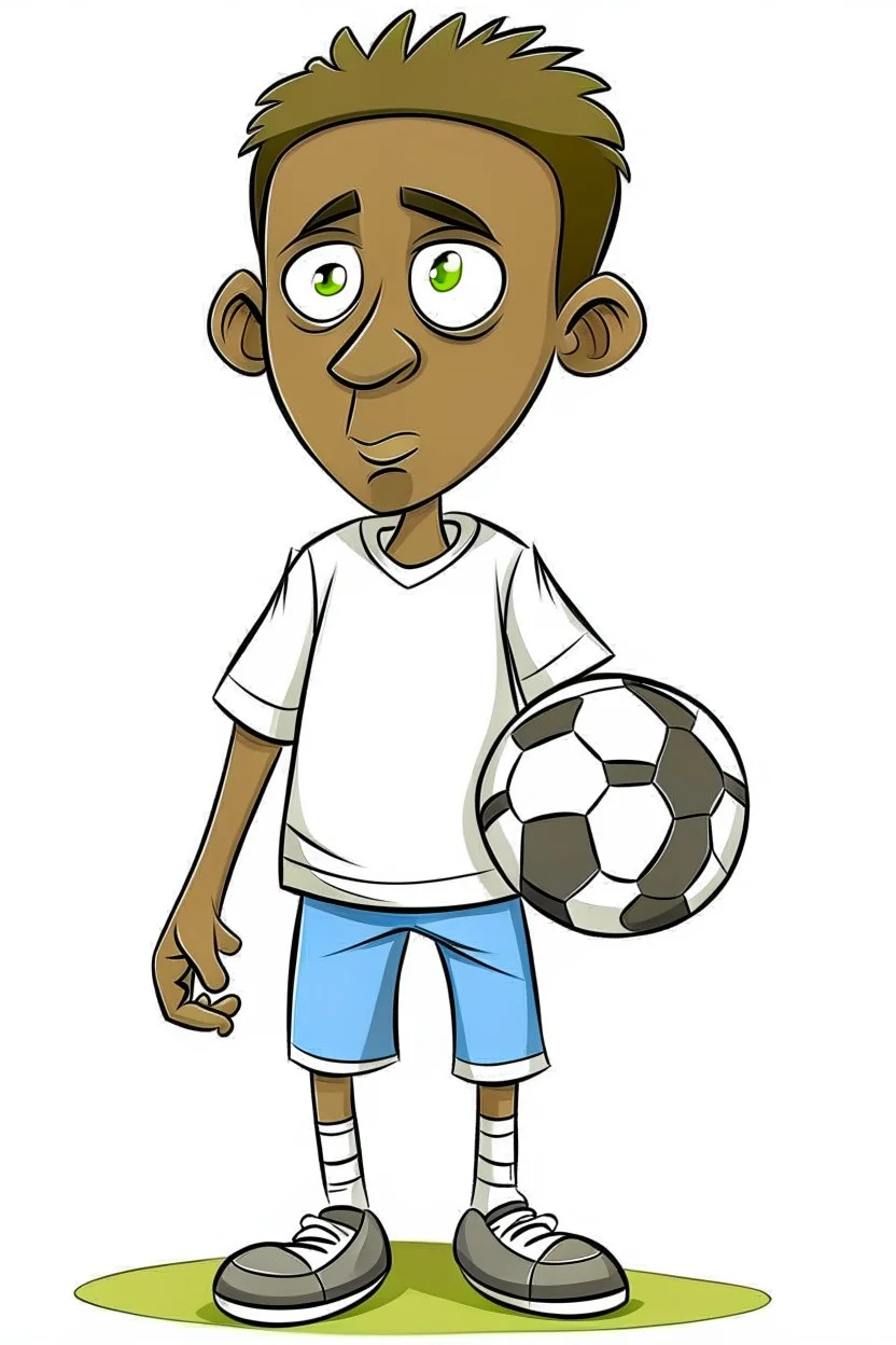 Nicholas Jackson Footballer, cartoon 2d