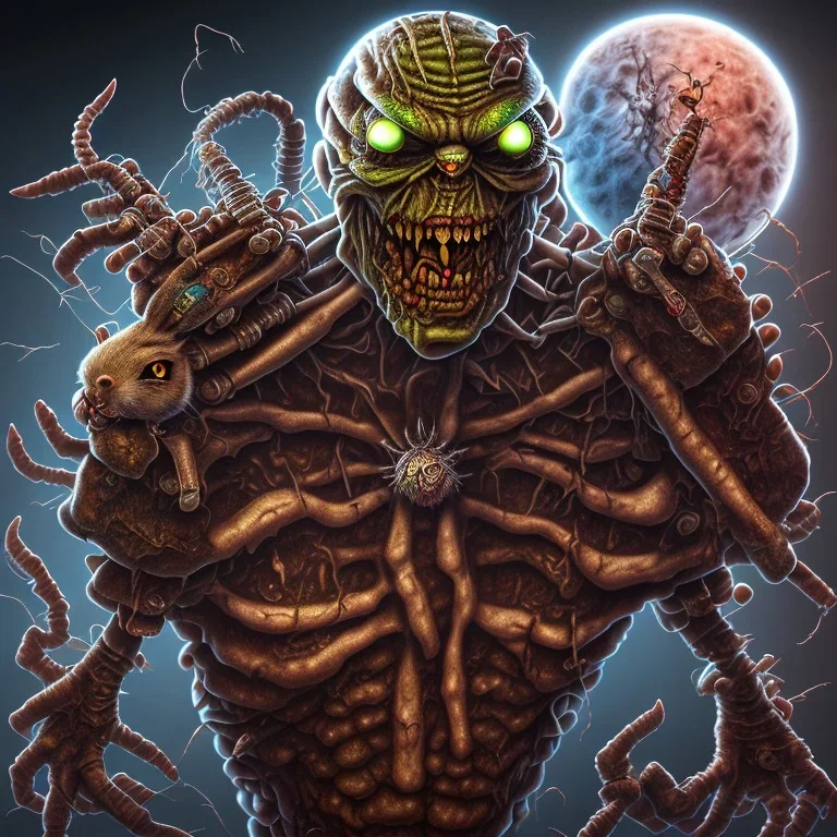 Bug bunny zombie iron maiden 4k détail ultra