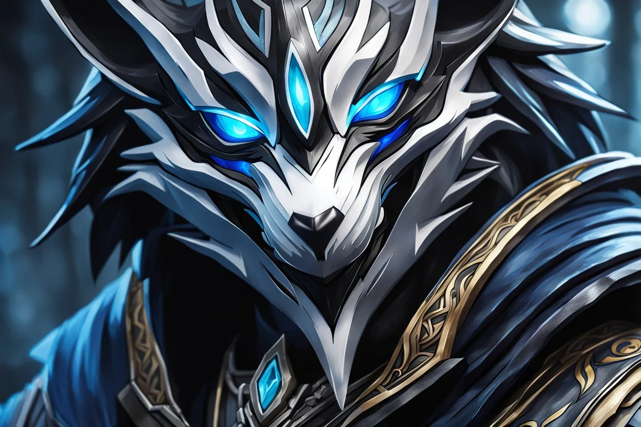 Beautiful kindred in 8k anime realistic drawing style, kindred mask, ronin custom, rain, apocalypse, intricate details, highly detailed, high details, detailed portrait, masterpiece,ultra detailed, ultra quality