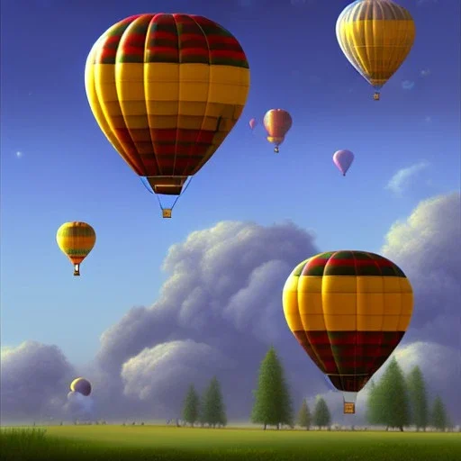 warm air balloon