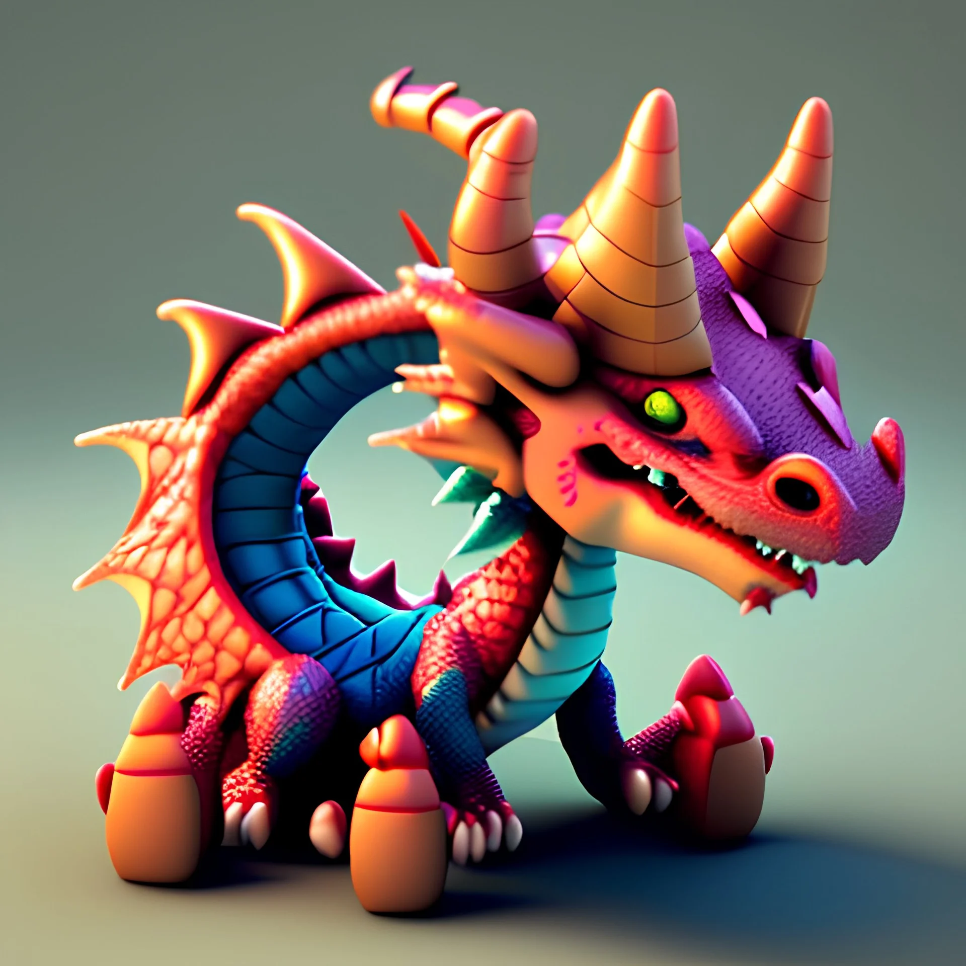 cute dragon 3D