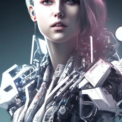 Danish singer MØ , cyberpunk,Yoji Shinkawa,