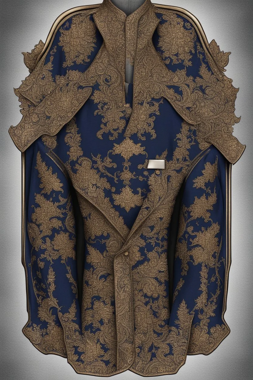 Royal jacket design on two different sides