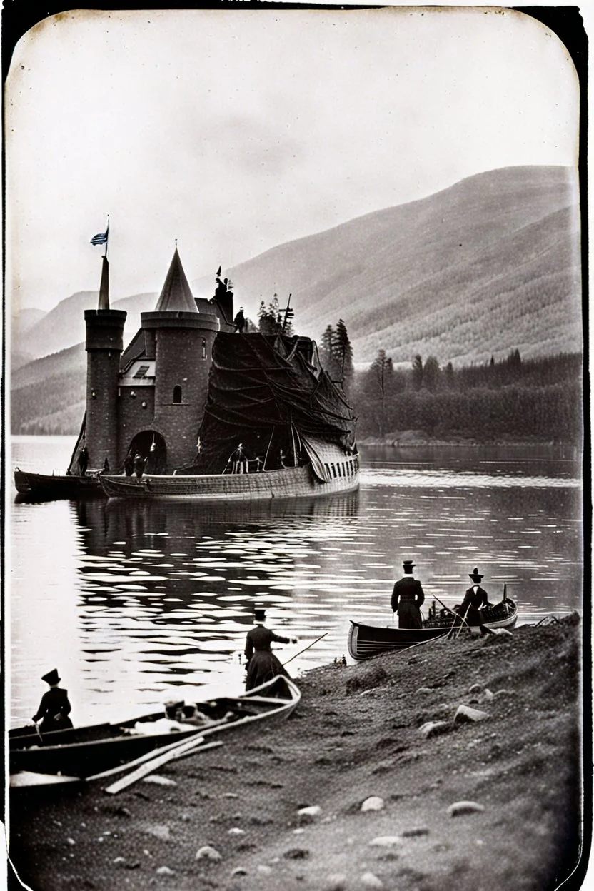 1890s Photograph of the Loch Ness Monster