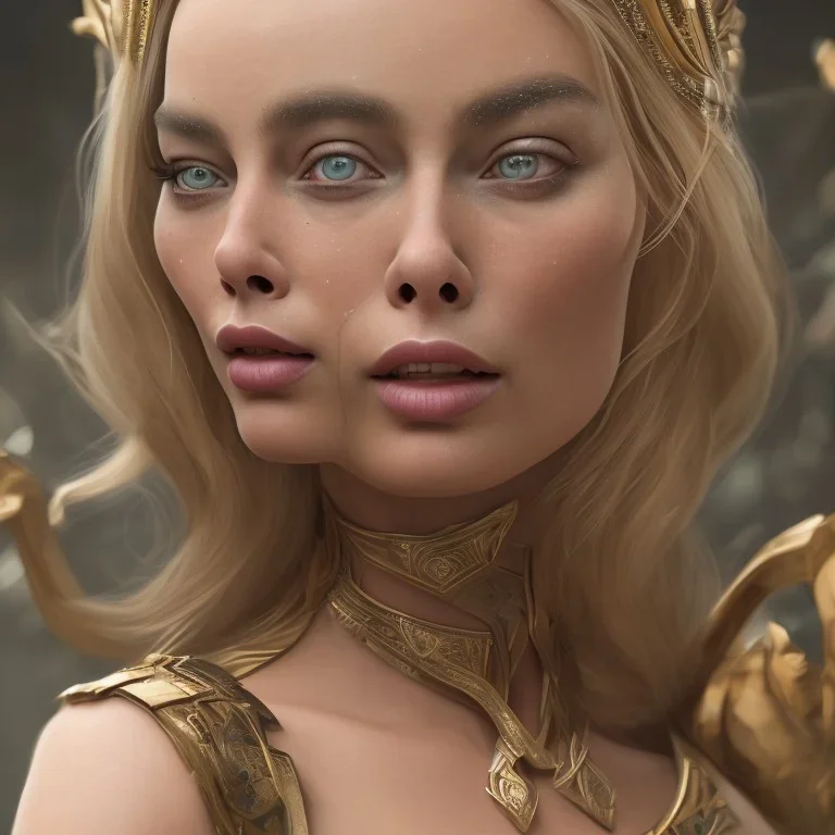 margot robbie face, long black hair, middle body, Unreal Engine 5, highly detailed, highest quality, digital painting, complex 3d render, unreal engine render, insane detail, intricate photograph quality, magnificent, majestic, highly intricate, Realistic photography, grand hall, wicked throne, holding scepter, crown of barbwire, dark color palette, metallic, highly detailed, highest quality, digital painting