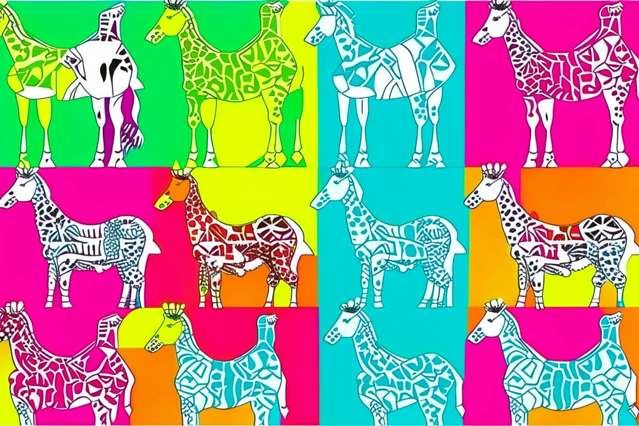 cool fundesign party animal theme simple 3 colours