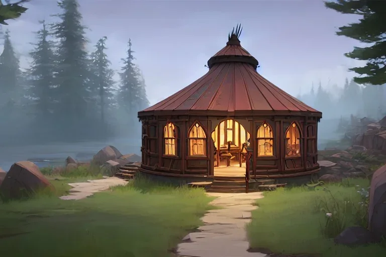 cottage yurt fantasy cozy