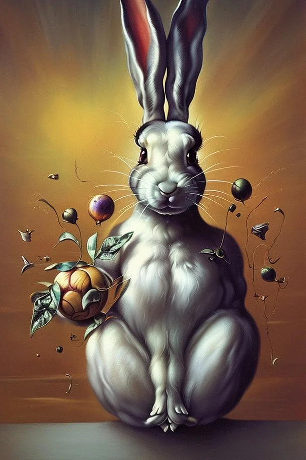 'The bunny, the bunny, yeah, I love the bunny I gave everything that I had for the bunny; surrealism; Salvador Dali