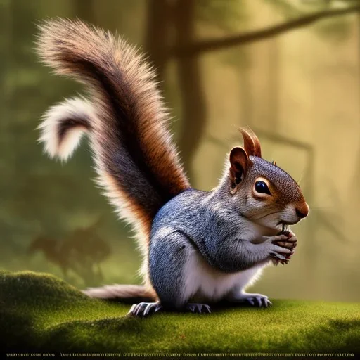 squirrel “wearing avatar make up” Pandora