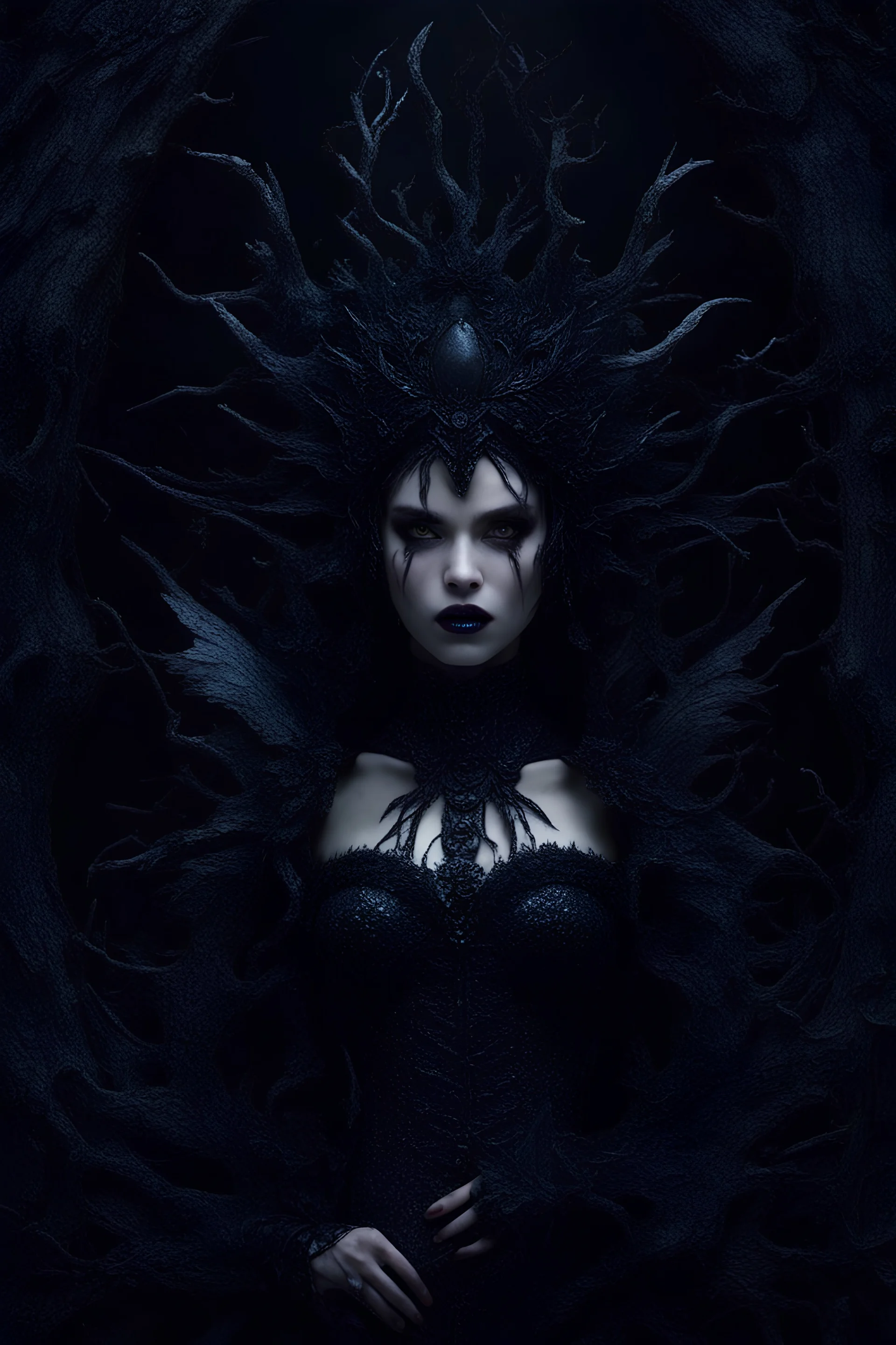 dark fairy, uhd photorealistic authentic psychotic angry girls wearing dark fantasy outfit and intricate gothic make-up, do something dark magic in the wood, full body, intricate details, creepy atmosphere, frightening surroundings, in the style of amano, karol bak, akira toriyama, greg rutkowski