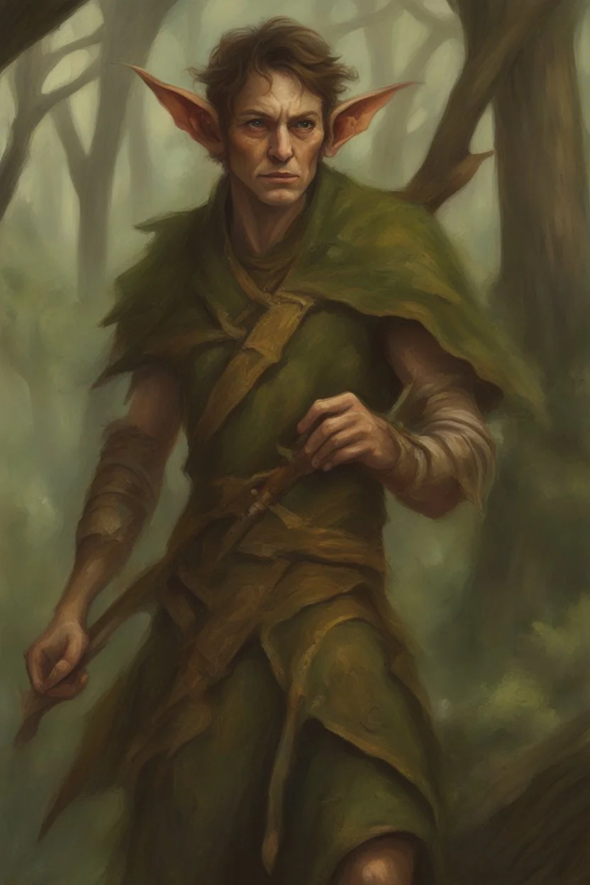 painting of a wood elf