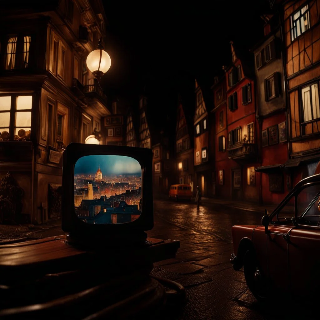 Close-up of ultra realistic, city, vivid, ultra realistic, Egon Schiele, Hieronymus Bosch, hypermaximalist, light, Italian 1970's odd movie, hilarious, Minicavio Quollati style, photography by Marlost Endgulp, dark atmosphere, obsessive, 4k, sharp focus, 3d, photorealism, hypnotic