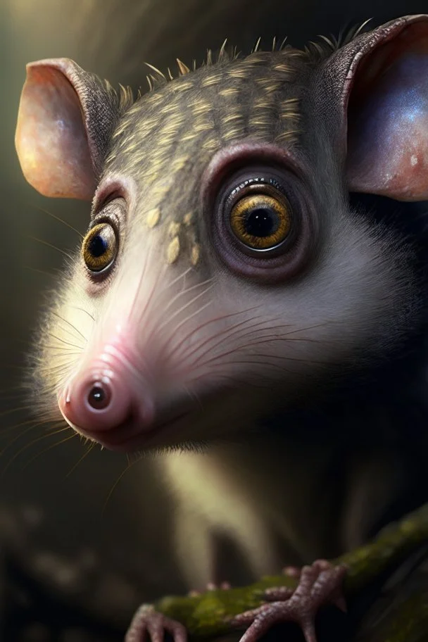 donkey turtle opossum,highly detailed, digital painting, fantasy painting, deviantart artstation, cinematic lighting, charming eyes 3D 16k Full UHD