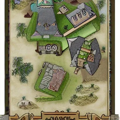 dungeons and dragons village map