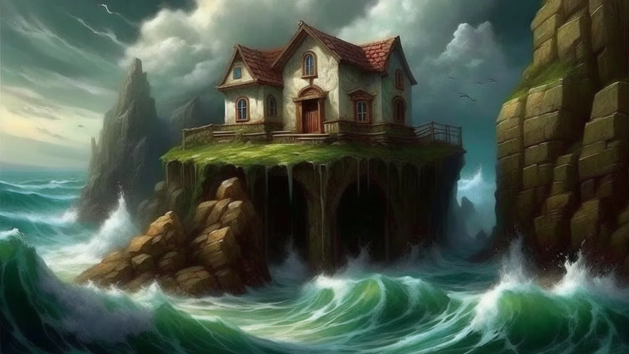 This is the house, this is the headquarters, these are the prenatals of the great flow; He settled in them, in his cave made of rocks, giving laws to its waves, and to the nymphs who honor his waves.