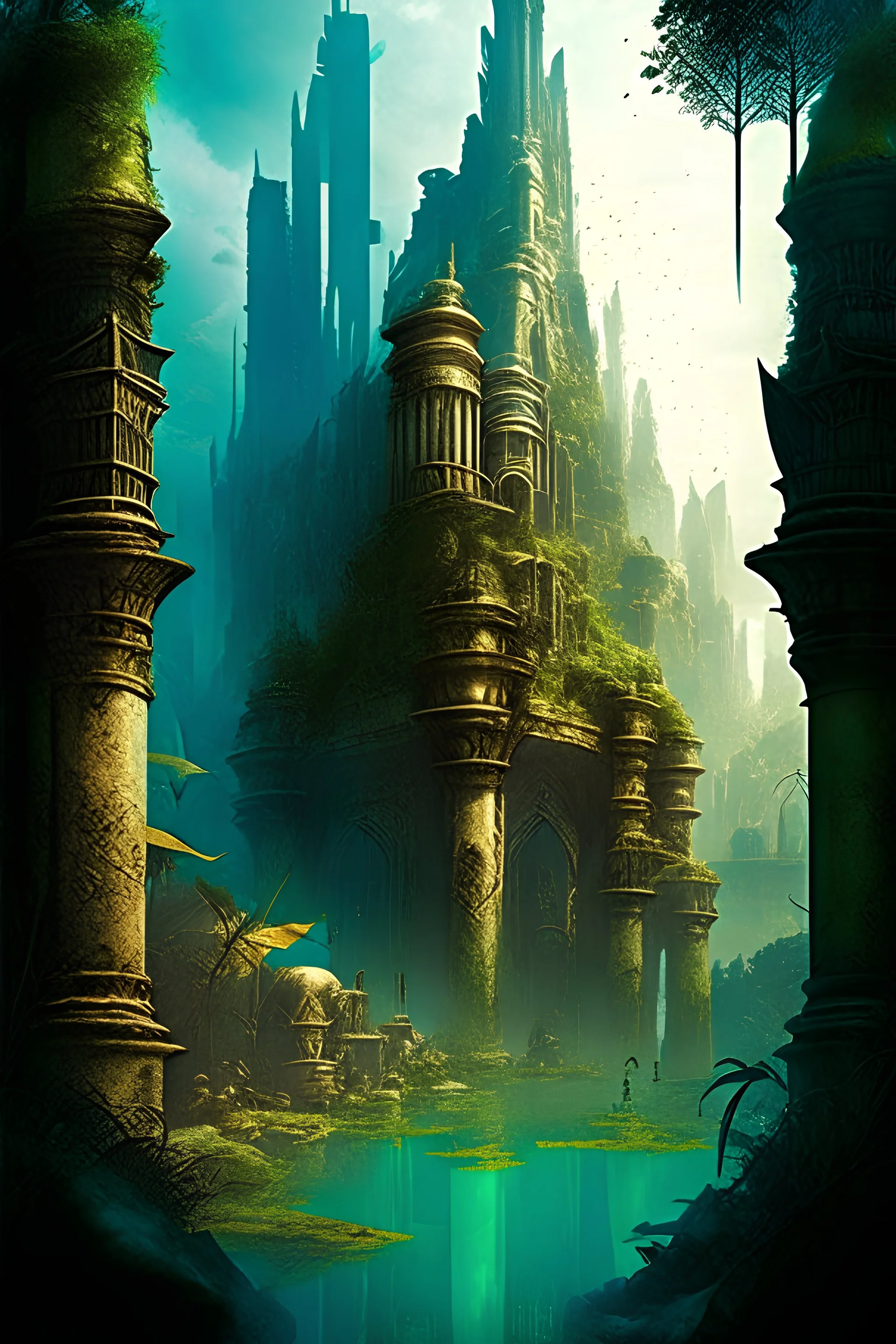 fantasy world lost cities back cover