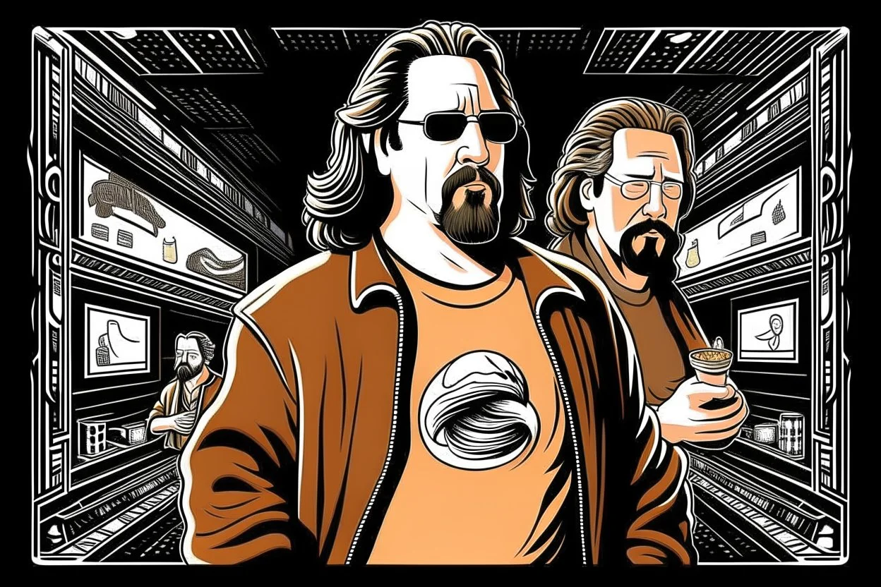 the big lebowski cartoon