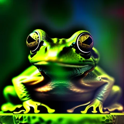 Badass frog warrior figure,close-up, soft lighting, polaroid,outdoors,macro lens, cinematic, unreal engine 5, 8k, hyper realistic. ambient lighting, elegant,hyperphotorealistic, epic composition,cinematic lighting, hyperphotomaximalist, masterpiece,epic composition, tilt shift blur, by japbun2-40