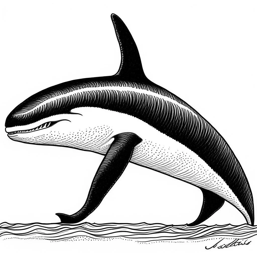 Orca drawing