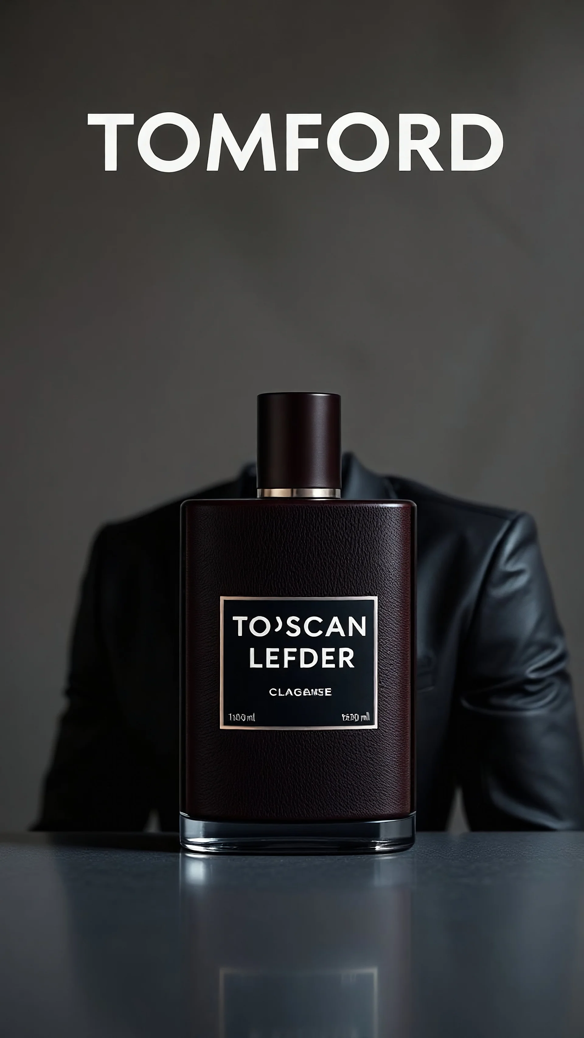 Professional image of Tomford Tuscan Leder cologne for advertising banner