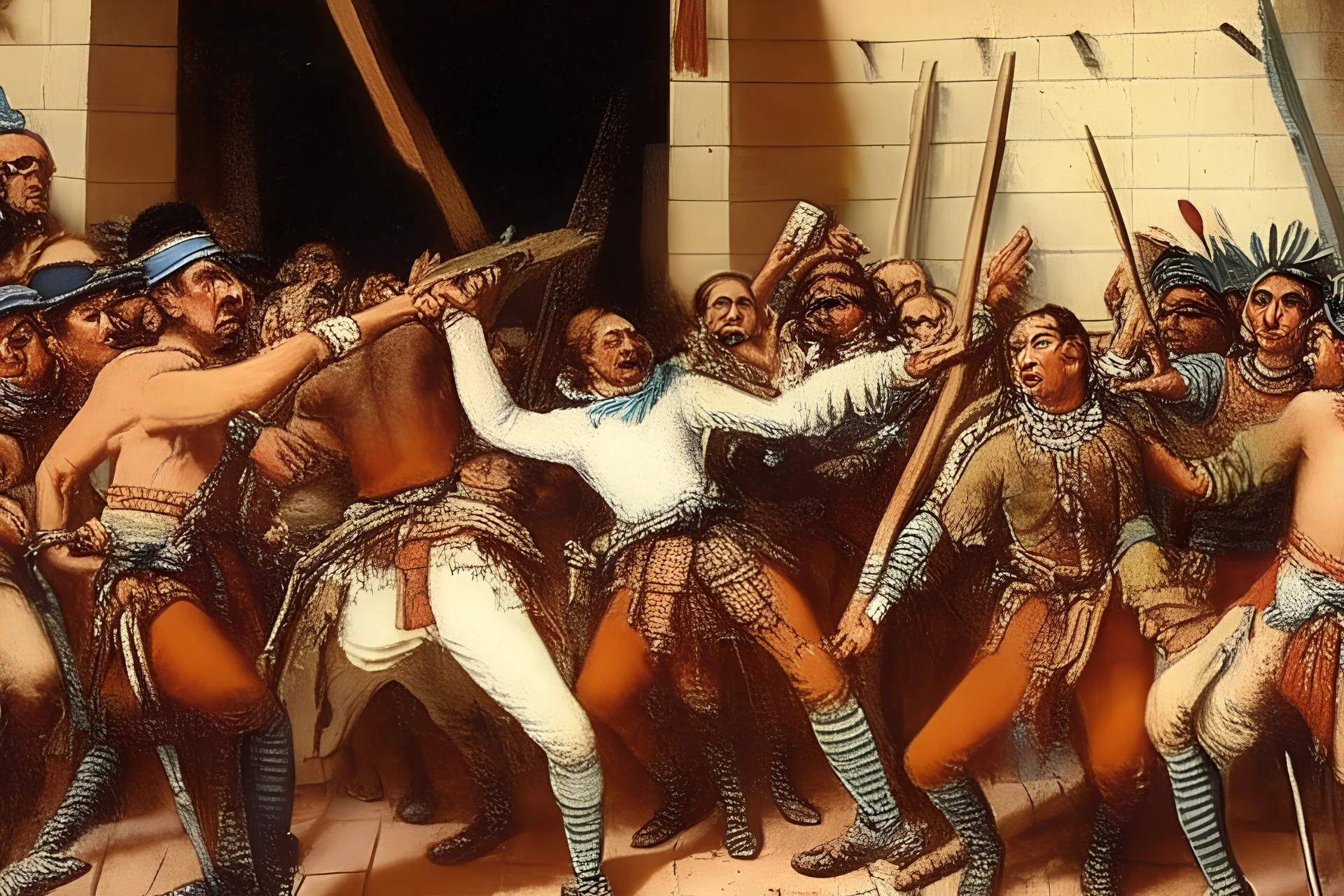 Portrait of a cat by Van Gogh