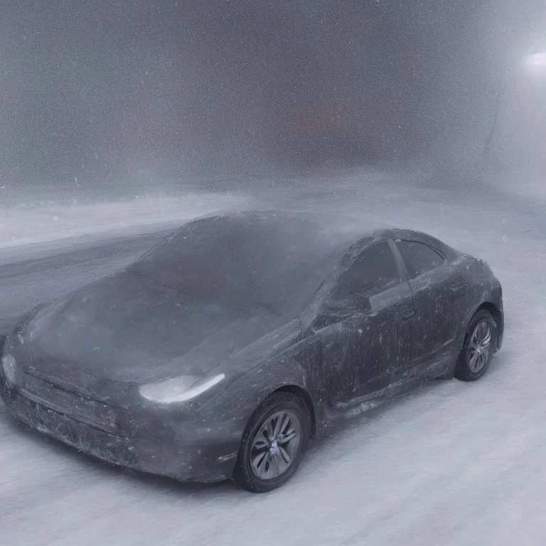 a car with a human face driving fast in a snow storm, hyper realistic, unreal engine, 8k, ultra high resolution, realistic, photo, dramatic, unreal engine, hyper real, ultra high resolution, 8k, lsd, acid, psychedelic, dancing, video game, mist, light rays