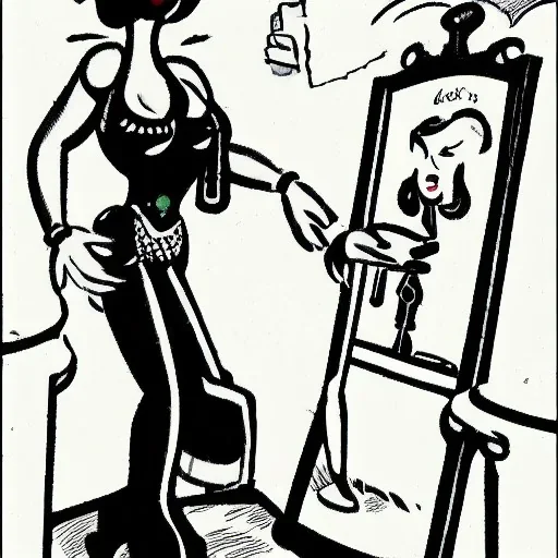 Gina Strippoli 30s cartoon