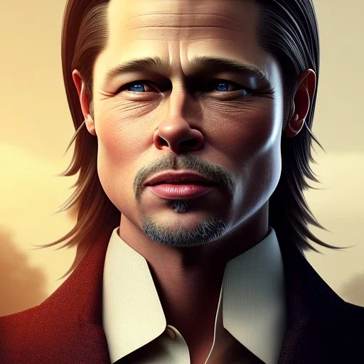 Full body, 3d render, Brad pitt 1800's men style, 1800's hair style, 1800's men clothes style,cleaning house, hyper realistic, octane render, unreal engine 5, 8k, palace background, uhd