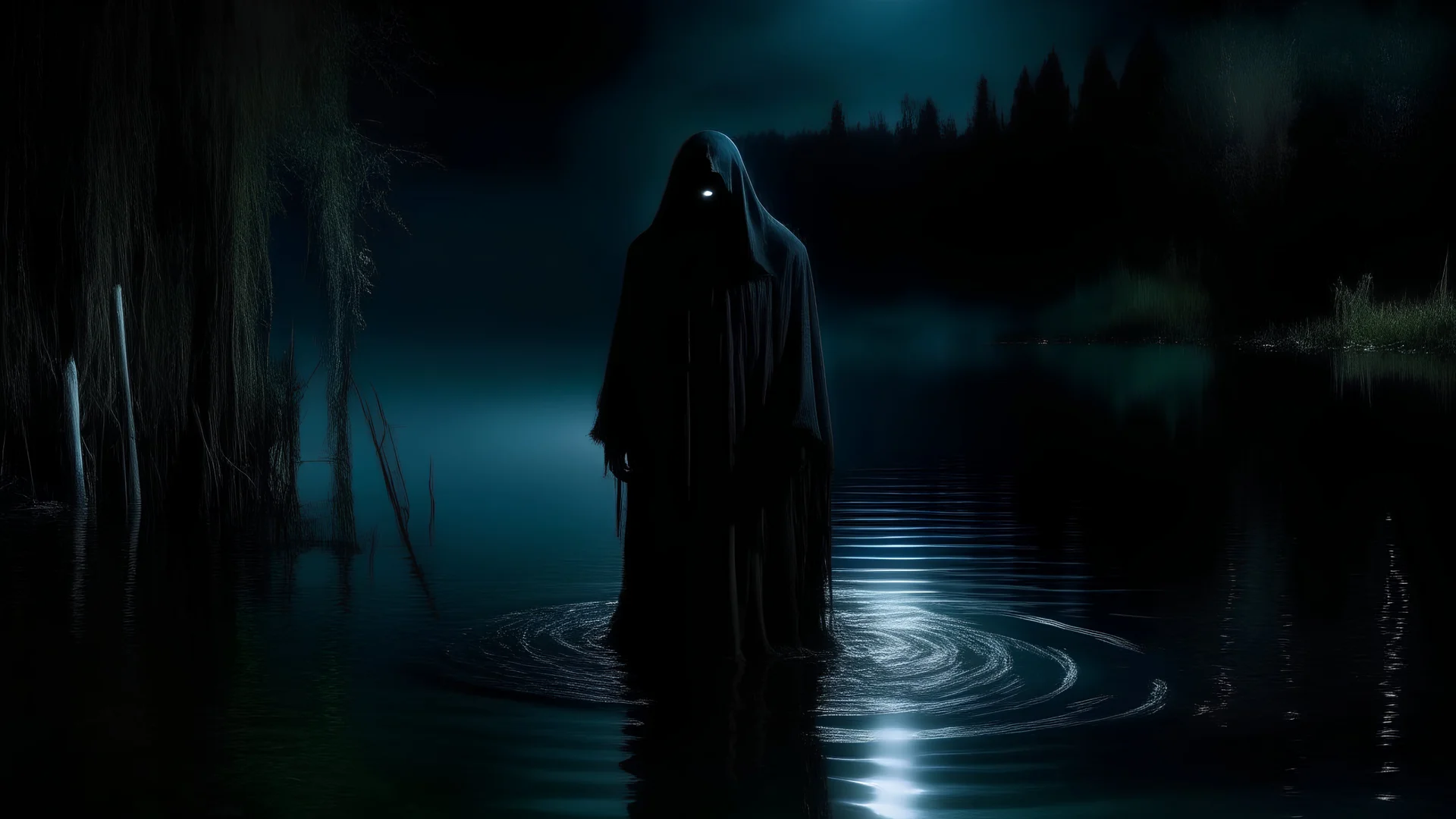 magic blac lake ghost night scary